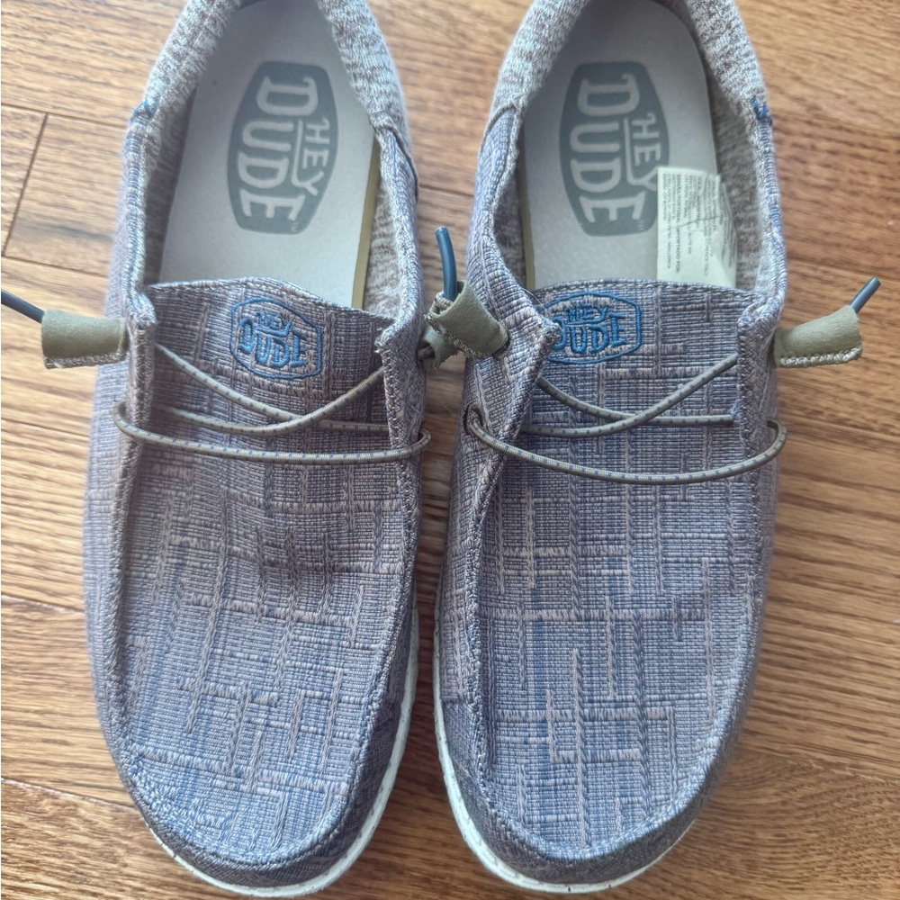 Dude Women's Wendy Funk Slub Blanket shoes in the "Dustcloud" EUC